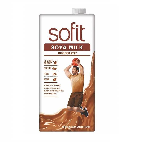 Sofit Soya Milk Chocolate - 1 ltr Tetra Pack